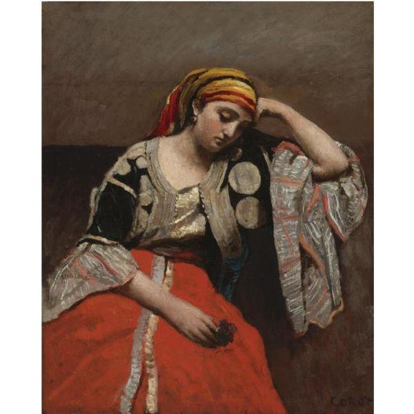 Jean-Baptiste Camille Corot Juive d'Alger